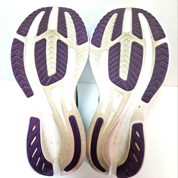 Saucony PWC Run Ride Fifteen Women's 9 Mint/Acid - Picture 13 of 14